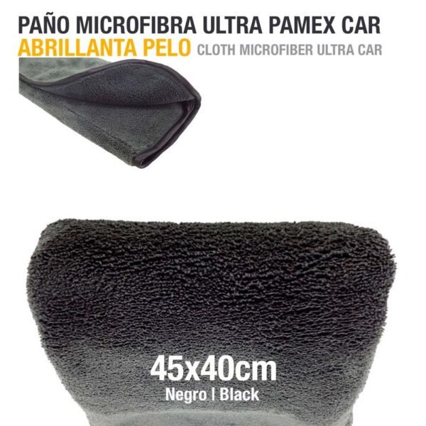 PAÑO MICROFIBRA ULTRA PAMEX CAR 45X40CM ABRILLANTA PELO
