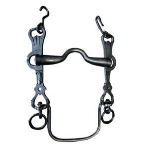 BOCADO VAQUERO INOX ENVEJECIDO ARTICULADO 5/8 nº2C
