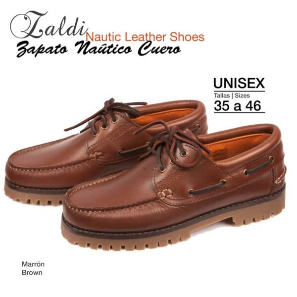 ZAPATO NAÚTICO CUERO ZALDI 5121