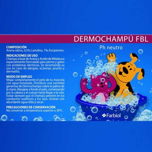 PERRO DERMO CHAMPÚ FBL 250ml