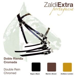 CABEZADA ZALDI EXTRA PORTUGUESA DOBLE RIENDA