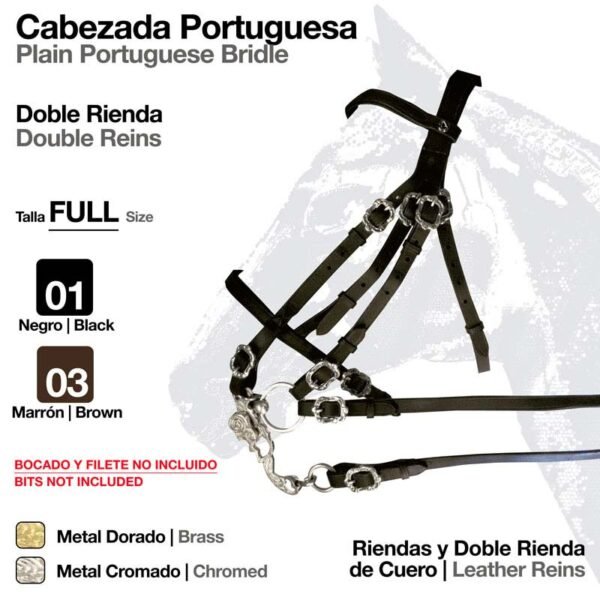 CABEZADA PORTUGUESA DOBLE 327P1
