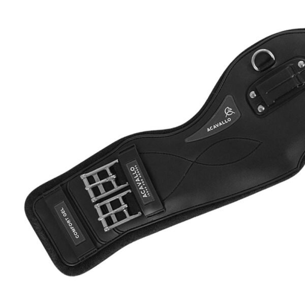 CINCHA DOMA ACAVALLO GEL & PVC AC562 NEGRO - Imagen 3