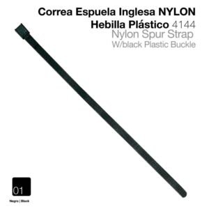 CORREA ESPUELA INGLESA NYLON HEBILLA PLÁSTICO 4144