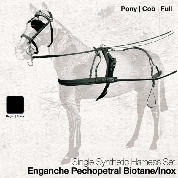 ENGANCHE PECHOPETRAL BIOTANE/INOX SENCILLO