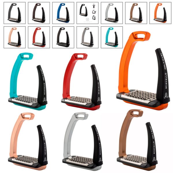 ESTRIBO SEGURIDAD ACAVALLO REL-X EASY STIRRUPS - Imagen 8