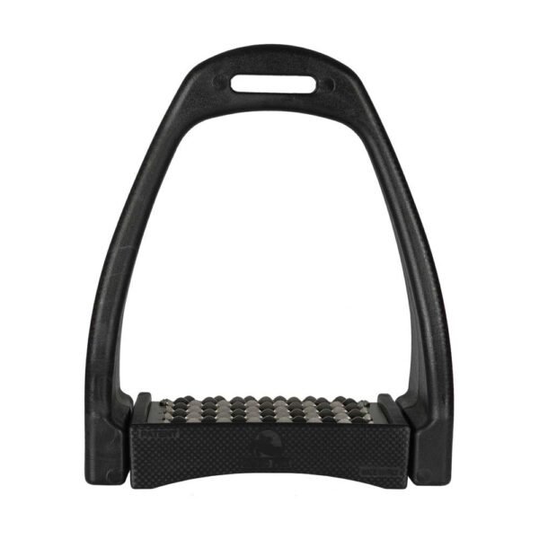 ESTRIBO INGLÉS FIBRA GRAND PRIX AJUSTABLE NEGRO