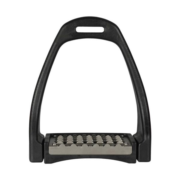 ESTRIBO INGLÉS FIBRA GRAND PRIX AJUSTABLE NEGRO - Imagen 4