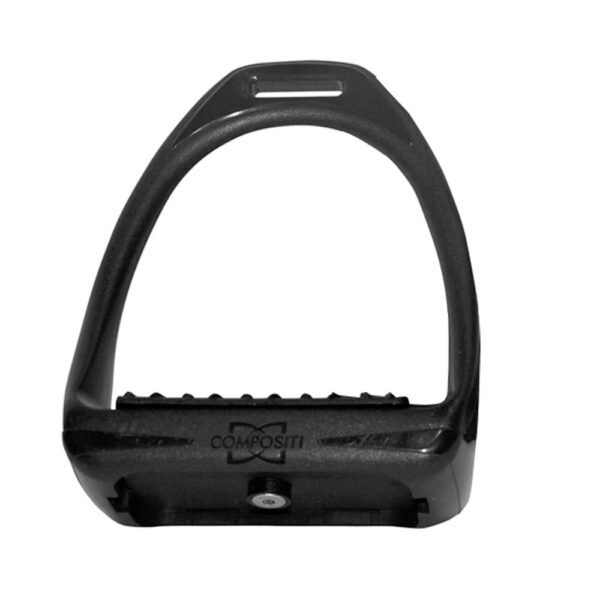 ESTRIBO INGLÉS FIBRA REFLEX COMPOSITI NEGRO