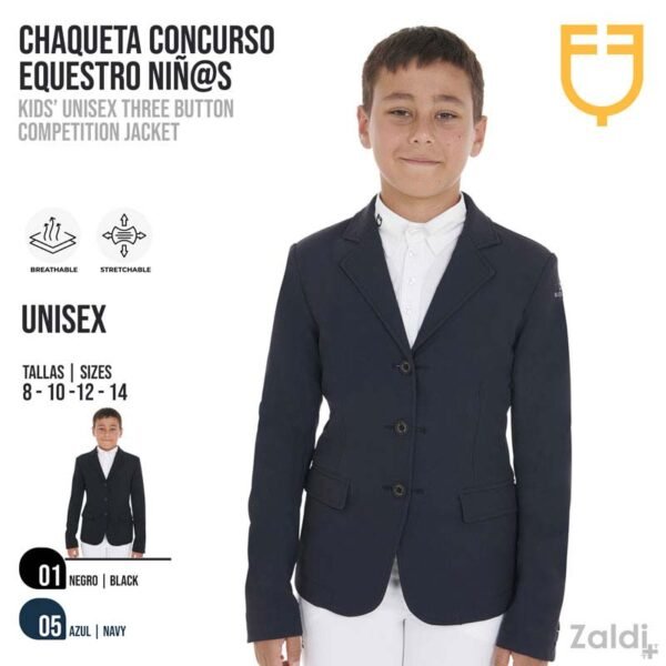 CHAQUETA CONCURSO EQUESTRO NIÑA/O UNISEX ETK00001