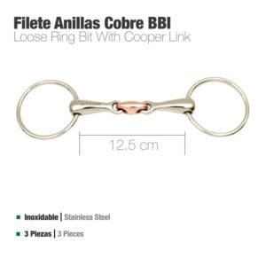 FILETE ANILLA 3 PIEZAS COBRE BBI INOX
