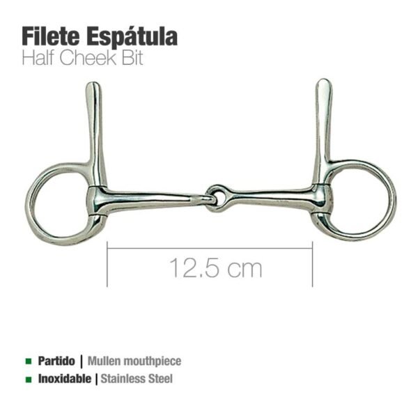 FILETE ESPÁTULA INOX PARTIDO 21401 12.5cm