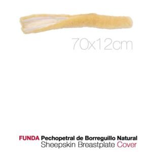 FUNDA PARA PECHOPETRAL BORREGUILLO NATURAL