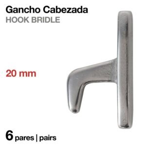 GANCHO CABEZADA 6 PARES