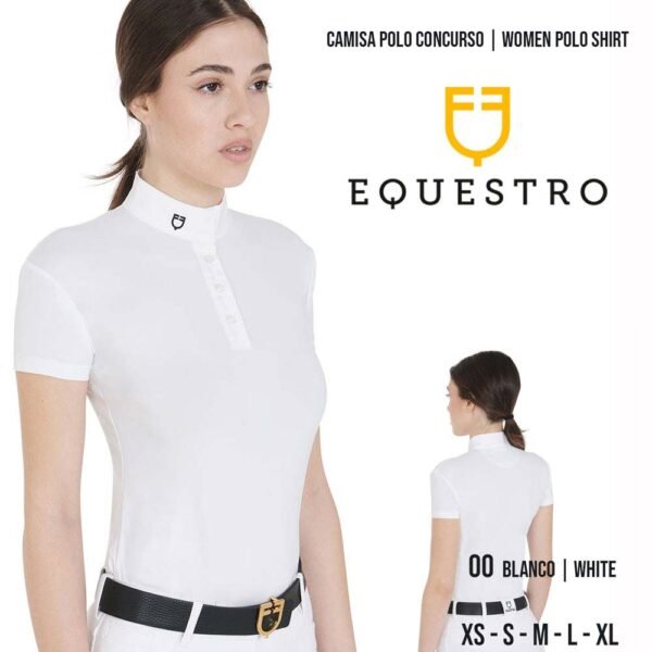CAMISA POLO CONCURSO EQUESTRO AB00455 - Imagen 2