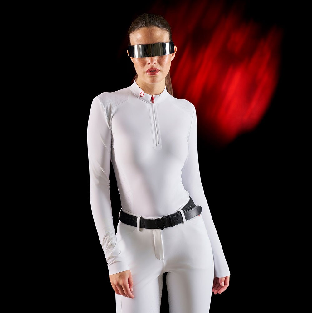 CAMISA EQUESTRO WOMEN´S RIDERTECH COMPETITION LS - Imagen 2