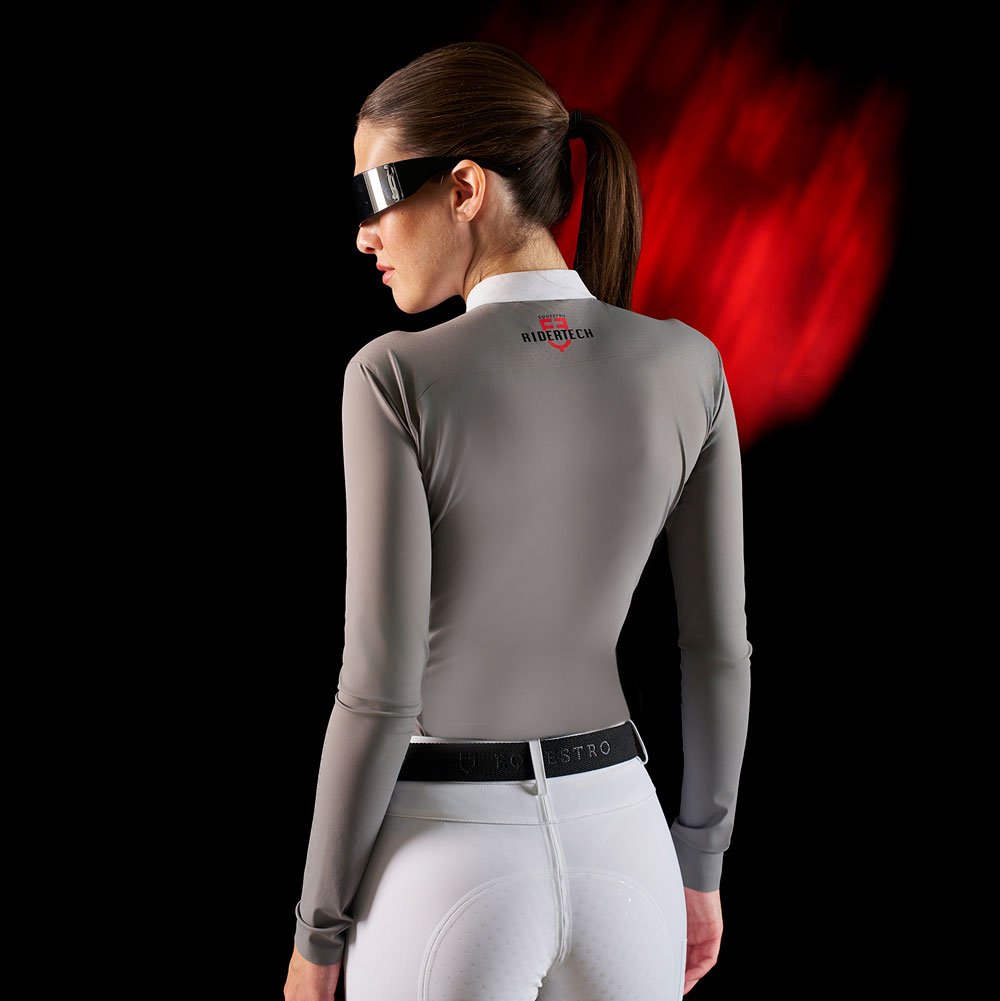 CAMISA EQUESTRO WOMEN´S RIDERTECH COMPETITION LS - Imagen 4
