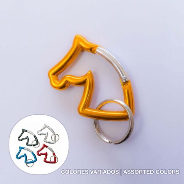 LLAVERO MOSQUETÓN CABEZA CABALLO GA00105