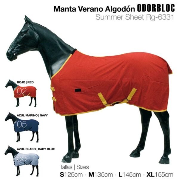MANTA VERANO ALGODÓN ODORBLOC