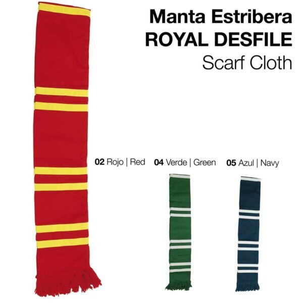 MANTA ESTRIBERA ROYAL DESFILE