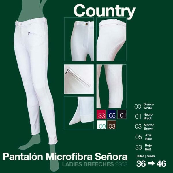 PANTALÓN MICROFIBRA COUNTRY SEÑORA