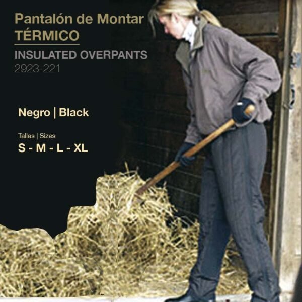PANTALÓN MONTAR TÉRMICO NEGRO