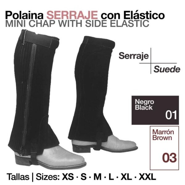POLAINA SERRAJE CON ELÁSTICO