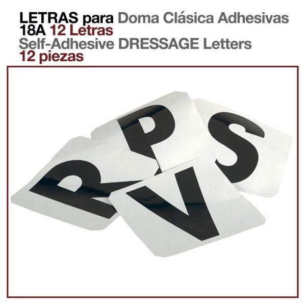 LETRAS PARA DOMA ADHESIVAS (12 letras) 18A