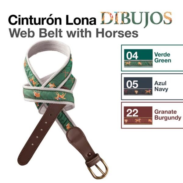 CINTURÓN LONA DIBUJOS