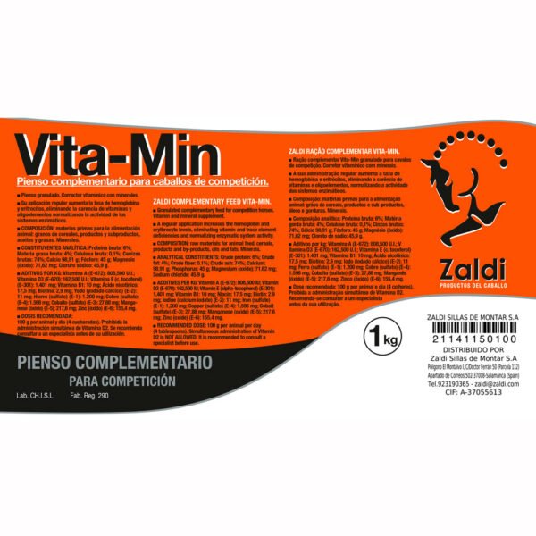 ZALDI PIENSO COMPLEMENTARIO VITAMIN