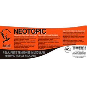ZALDI RELAJANTE TENDONES MUSCULAR NEOTOPIC 100gr
