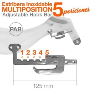 ESTRIBERA MULTIPOSICIÓN 5-POSICIONES PAR