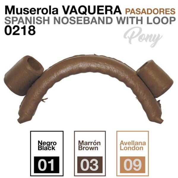 MUSEROLA VAQUERA PASADOR PONY