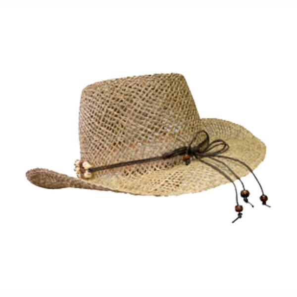 GORRO SOMBRERO AUSTRALIANO CORDONCILLO Nº421 BEIGE - Imagen 2