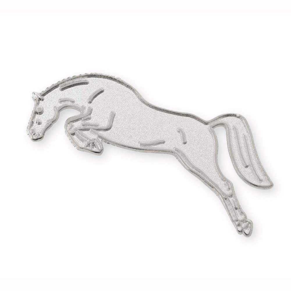 REGALO ALFILER CABALLO SALTO GA00159 PLATEADO
