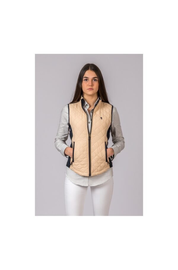 CHALECO ACEDERA BEIGE