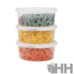 GOMAS PARA CRINES (CAJA 800 UNIDADES)