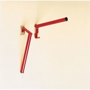 PORTASILLAS PARED STUBBS PLEGABLE ABAJO BASE TUBULAR (1 BRAZO) S18P