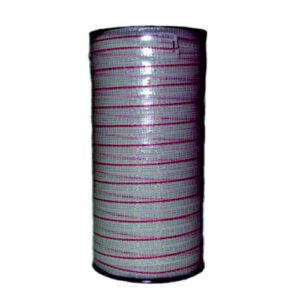 CINTA CERCA ELECTRICA LLAMPEC (BOBINA 200 M.) ANCHO 20 MM. BLANCO/ROJO