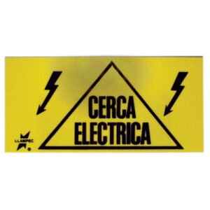 LETRERO INDICADOR CERCA ELECTRICA