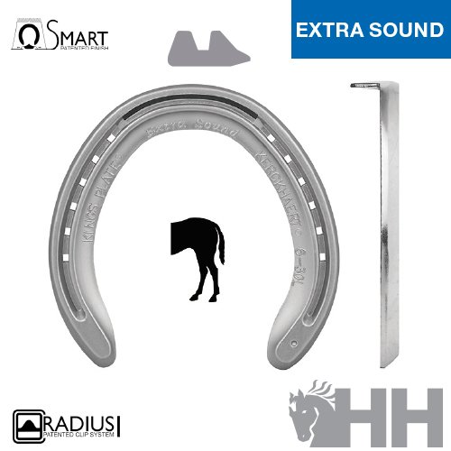 HERRADURA KERCKHAERT KINGS PLATE EXTRA SOUND ALUMINIO 1 PESTAÑA POSTERIOR