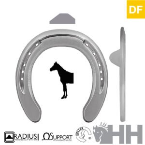 HERRADURA KERCKHAERT ALU COMFORT ALUMINIO 2 PESTAÑAS DELANTERA