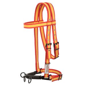 CABEZADA SERRETA VAQUERA HH NYLON C/AHOGADERO 3 PILARES FORRADA