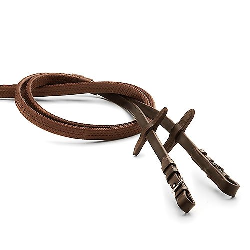 CABEZADA INGLESA LEXHIS MUSEROLA SENCILLA TESTERO ANATOMICO RIENDAS GOMA - Imagen 2