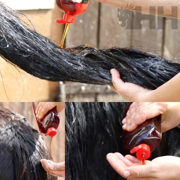 CHAMPU LEOVET POWER PARA CABALLOS DE CAPA OSCURA - Imagen 3