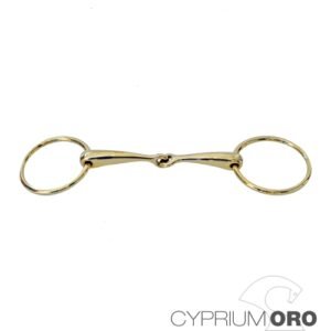 FILETE SEFTON CYPRIUM ORO ANILLA EMBOCADURA MACIZA GROSOR 14 MM