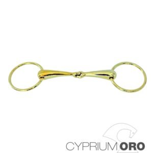 FILETE SEFTON CYPRIUM ORO ANILLA EMBOCADURA MACIZA GROSOR 18 MM