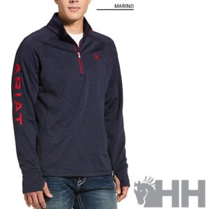 SUDADERA ARIAT TEK TEAM 1/2 ZIP HOMBRE