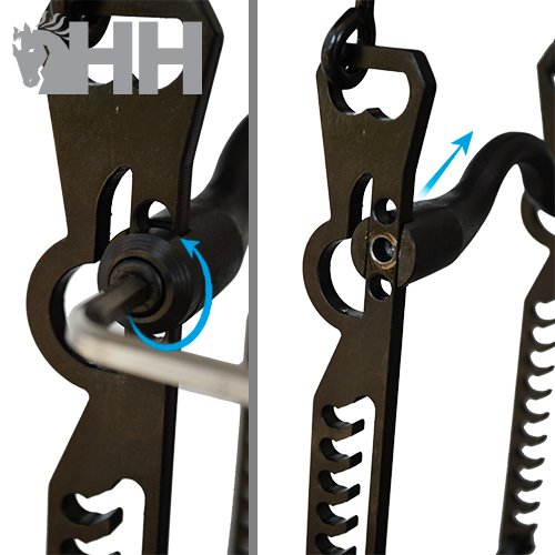 BOCADO ROLDAN MAESTRO CON BARRA INFERIOR RECTA Y 4 EMBOCADURAS - Imagen 3