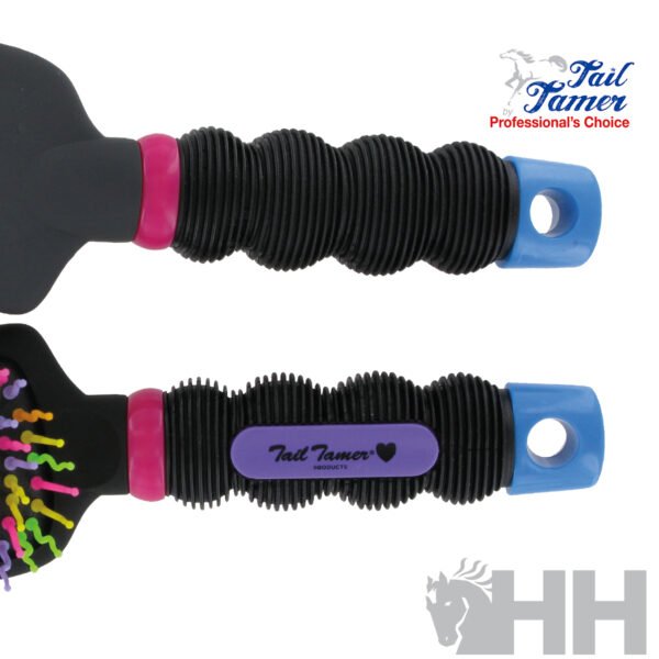 CEPILLO PROFESSIONAL'S CHOICE TAIL TAMER PARA CRINES Y COLA RAINBOW CURVO - Imagen 3